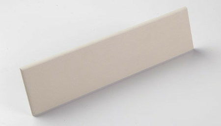 Plinthe droite carrelage pour sol en grès cérame pleine masse DOTTI larg.7cm long.30cm coloris light grey - Gedimat.fr