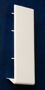 Cache-joint pour planche de rive PVC RIVECEL blanc - haut.30cm - Gedimat.fr