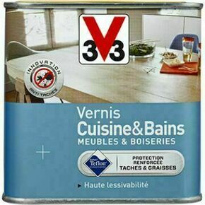 Vernis cuisine et bain satin incolore - pot 0,5l - Gedimat.fr