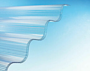 Plaque polycarbonate grandes ondes alvol pour vranda - 3,05x0,92m p.6mm - Gedimat.fr