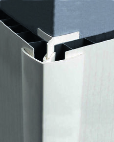 Profil d'angle interne et externe clipable Incense - 2600 x 20 x 11 mm - grey - Gedimat.fr