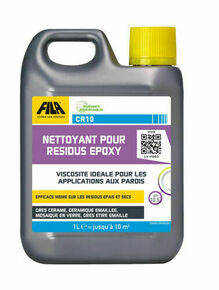 Produit nettoyant rsidus poxy FILA CR10 - bidon de 1l - Gedimat.fr