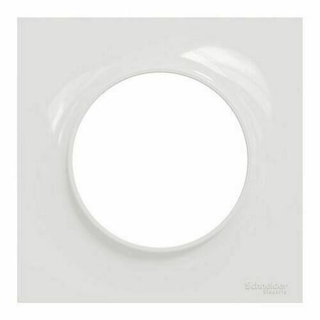 Plaque de finition simple pour appareillage encastré à composer Odace Styl blanc - Gedimat.fr