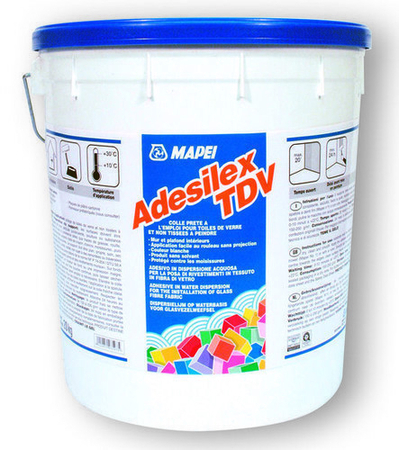 Colle pour toile de verre ADESILEX TDV seau de 5kg - Gedimat.fr