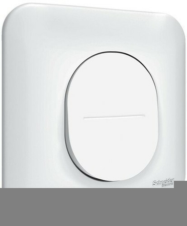 Interrupteur va et vient encastré mono référence commande simple Ovalis blanc - Gedimat.fr