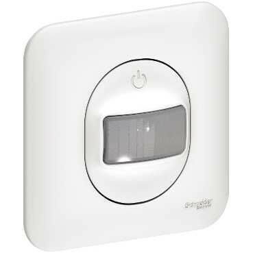 Détecteur de mouvement encastré mono référence 350W 2 fils Ovalis blanc - Gedimat.fr