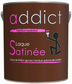 Laque satine glycro intrieur-extrieur 2,5L noir - Gedimat.fr