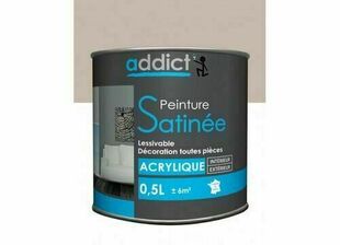 Peinture acrylique satinée ADDICT galet - pot de 0,5l - Gedimat.fr