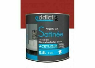Peinture acrylique satinée ADDICT tomette - pot de 0,5l - Gedimat.fr