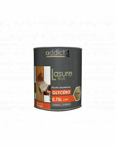 Lasure bois glycro ADDICT chne rustique - pot de 0,75l - Gedimat.fr