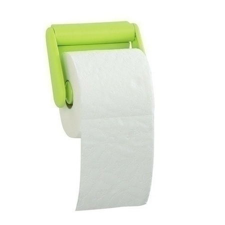 Dévidoir pour papier WC COLOR LINE finition vert anis - Gedimat.fr