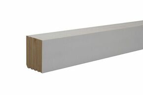 Plinthes angles vifs en MDF prpeint blanc section 10x70mm long.2,00m lot de 5 pices - Gedimat.fr