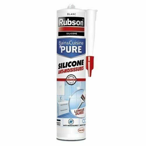 Mastic Rubson Bain&Cuisine noir intense cartouche 280ml