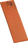 Demi-tuile PLATE PRESSEE 17x27 coloris terre de Beauce - Gedimat.fr