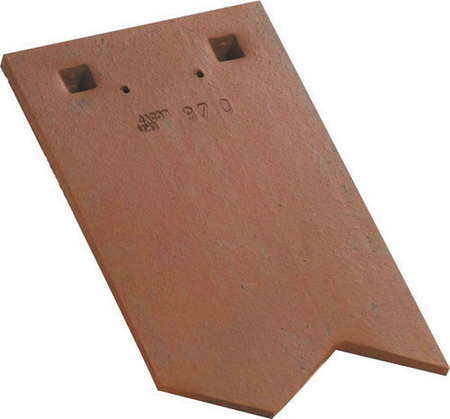 Tuile et 1/2 droite FER DE LANCE 16x38 coloris rouge ancien - Gedimat.fr