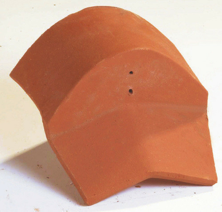 Fronton pour faîtière 1/2 ronde coloris rustique foncé - Gedimat.fr