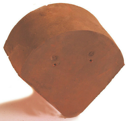 Fronton pour faîtière 1/2 ronde sans emboîtement coloris rustique - Gedimat.fr