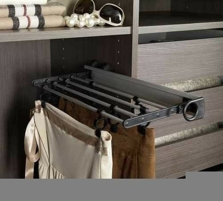 Porte-jupes ou porte-pantalons pour aménagement de dressing - Gedimat.fr