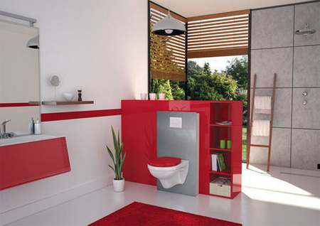 Habillage pour bâti WC à peindre Magispace Alumunium composite alu brossé - Gedimat.fr
