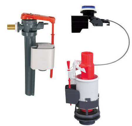 Mécanisme électronique + robinet flotteur WC tronic 2 - Gedimat.fr