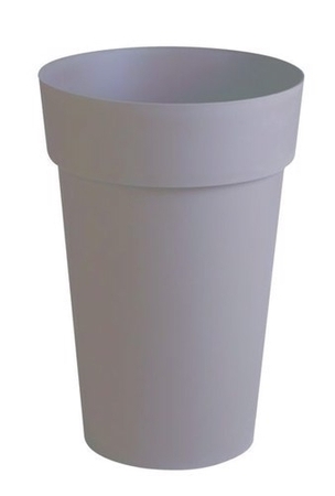 Pot TOSCANE rond diam.46cm haut.65cm 67L taupe - Gedimat.fr