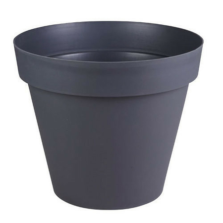 Pot TOSCANE rond diam.80cm haut.66cm 192L gris - Gedimat.fr