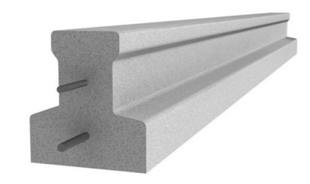Poutrelle en béton X92 haut.9,2cm larg.8,5cm long.3,60m - Gedimat.fr