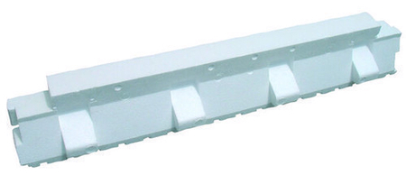 Rupteur en polystyrène moulé ISORUTPEUR DB RL20 entraxe de 60cm long.1,20m haut.20cm - Gedimat.fr