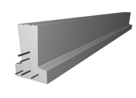 Poutrelle en béton PERFORMANCE 136SE haut.13cm larg.10cm long.3,90m - Gedimat.fr