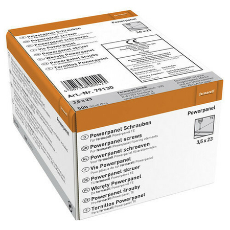Vis FERMACELL POWERPANEL sol TE 3,5x23mm boite de 500 - Gedimat.fr
