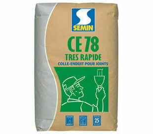Enduit joint CE78 1/2h - sac de 25kg - Gedimat.fr