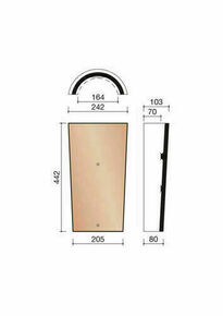 Fatire-artier tige de botte brun - M000 1500 - Gedimat.fr