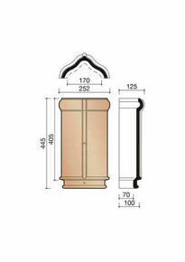 Fatire-artier standard brun - M000 1300 - Gedimat.fr