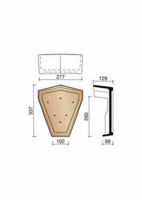 Fronton de rive universelle nuag - M000 7640 - Gedimat.fr