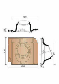 Tuile  douille D150 PANNE ardois - BPAN 8770 - Gedimat.fr