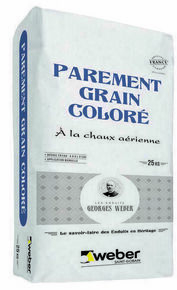 Enduit de parement minral pais GRAIN COLORE 041 crme - sac de 25kg - Gedimat.fr