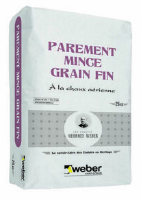 Enduit de parement minral mince GRAIN FIN 101 jaune dune - sac de 25kg - Gedimat.fr
