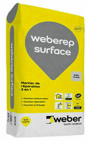 Mortier de rparation WEBEREP SURFACE - sac de 25kg - Gedimat.fr