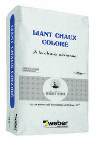 Liant CHAUX COLORE 0778 blanc - sac de 15kg - Gedimat.fr