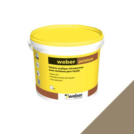 acrylique WEBER PEINTURE pot de 20kg teinte A538 - Gedimat.fr acrylique WEBER PEINTURE pot de 20kg teinte A538 - Gedimat.fr