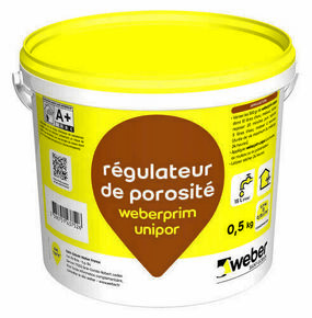 Régulateur de porosité WEBERPRIM UNIPOR - seau de 0,5kg - Gedimat.fr