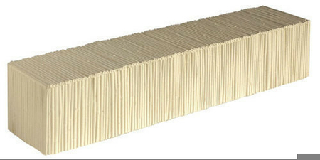 Bordure pierre reconstituée CAMARGUE ép.10cm haut.11cm long.50cm coloris champagne - Gedimat.fr