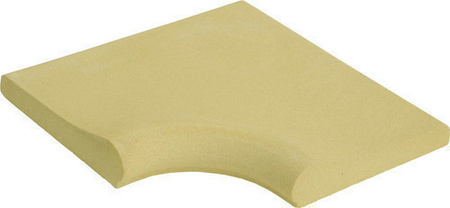 Margelle piscine d'angle intérieur AQUITAINE dim.50x50x33cm rayon.15cm coloris pierre du lot - Gedimat.fr