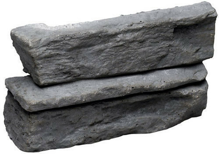 Plaquette de parement MUROK MONTANA ép.1,5cm long.1m larg.54cm coloris gris - Gedimat.fr