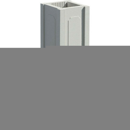 Trumeau avec embase pour balustrade haut.73cm gamme CLASSIQUE dim.32,5x32,5cm haut.74,5cm coloris blanc - Gedimat.fr