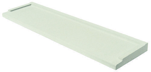 Seuil de porte CLASSIQUE p.4,5cm larg.33,5cm long.1m coloris blanc cass - Gedimat.fr