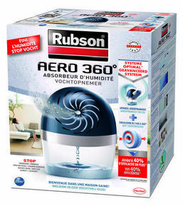 Absorbeur d'humidit AERO 360 20m2+recharge ultra absorbante - Gedimat.fr