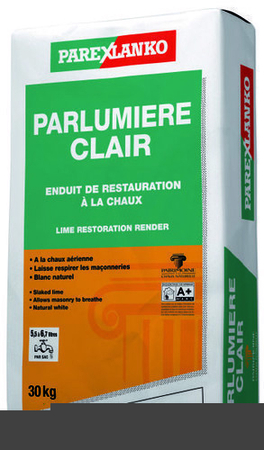 Sous-enduit de restauration à la chaux aérienne PARLUMIERE CLAIR 30KG - Gedimat.fr