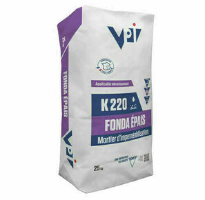 Mortier d'impermabilisation FONDA EPAIS K220 gris - sac de 25kg - Gedimat.fr