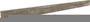 Plinthe pour carrelage sol DAVINCI larg.7,5cm long.120cm coloris brun - Gedimat.fr